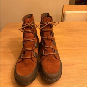 Sorel Mens Explorer Waterproof Boot Dark Amber